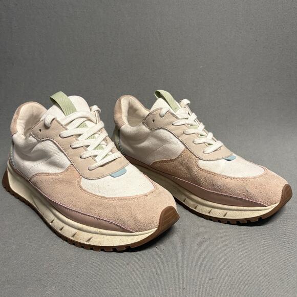 Madewell Shoes - Madewell Kickoff Trainer Sneakers‎ in Neutral Colorblock Leather Women's